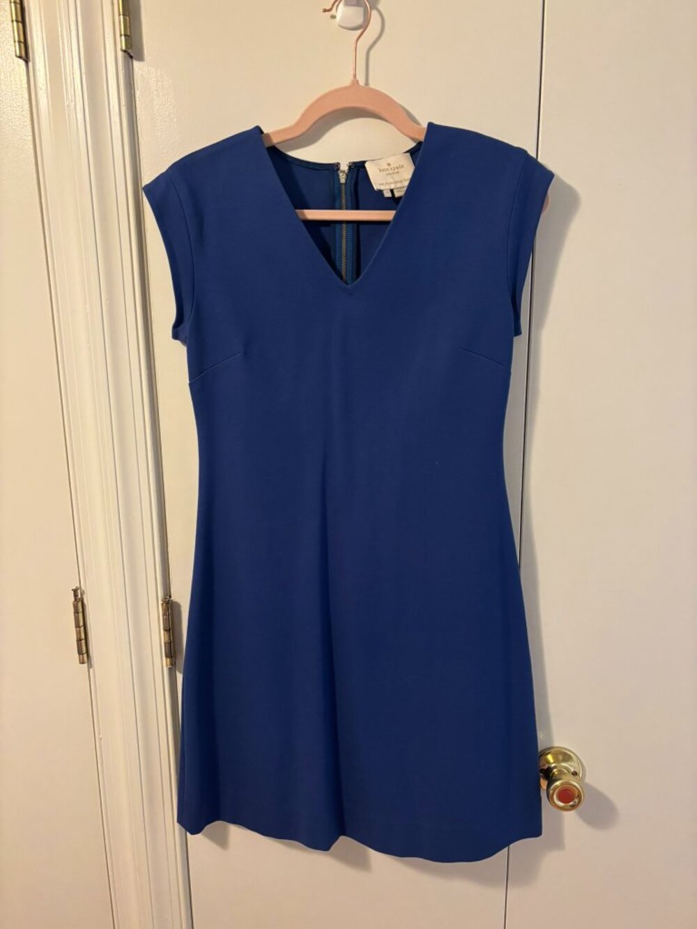 ## ✨ Kate Spade New York Royal Blue V-Neck Sheath Dress ✨ - Picture 5 of 5